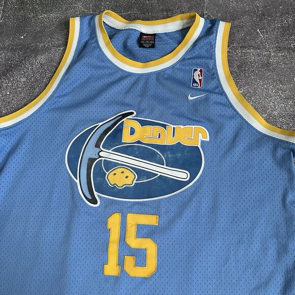 Men's Vintage Nike Rewind Denver Nuggets Carmelo Anthony Swingman Jersey Sz XL - Picture 3 of 4